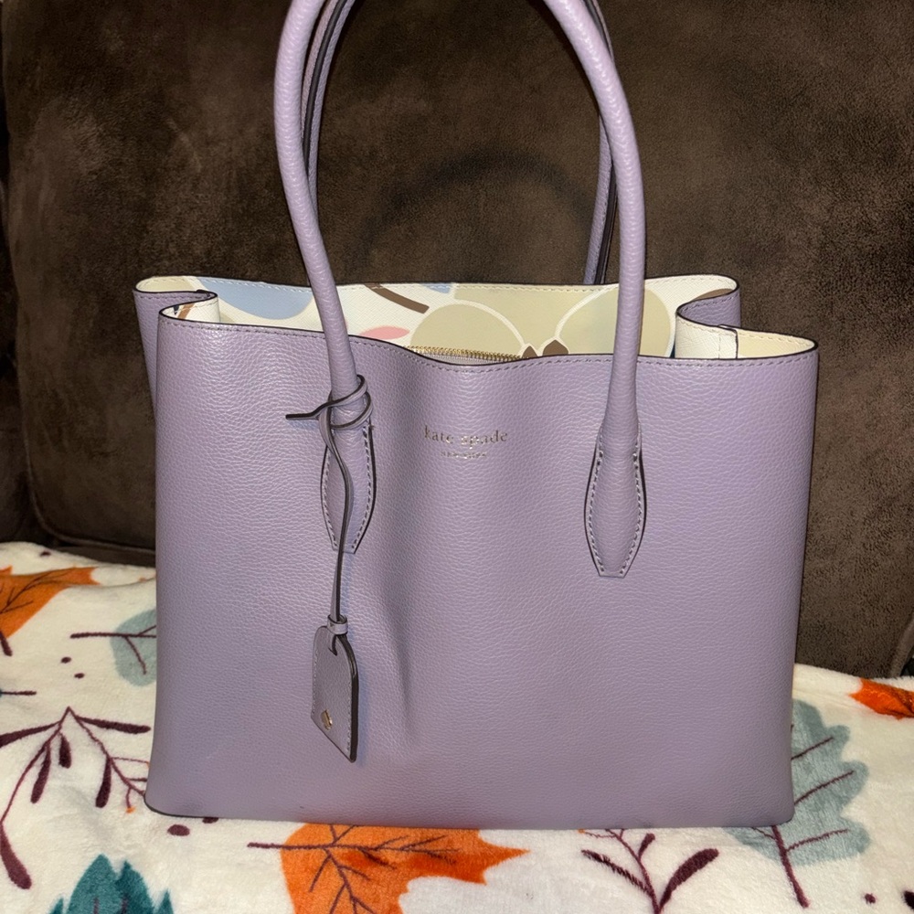Kate Spade Purple Tote Bag